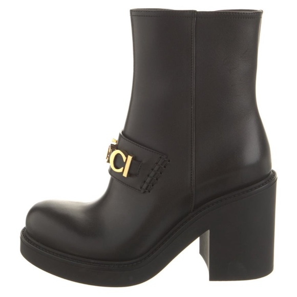 Gucci Leather Moto Boots - Picture 1 of 5